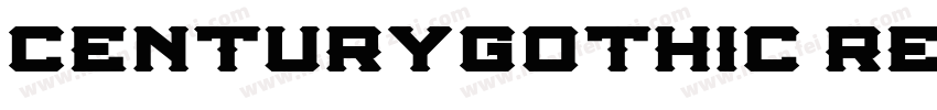 centurygothic regula字体转换